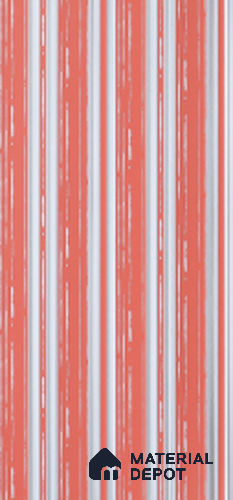 Red Patterned Louver 77041 9 ft x 4.8 inch Charcoal Panel - 12 mm | Suitable for Feature Wall, TV Unit & Living Room | Width is Subjected to 5% Variation