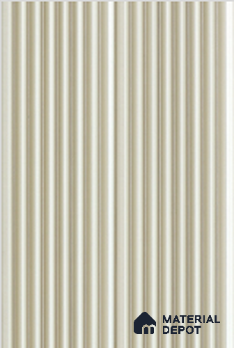 White Metallic Louver 7902 9 ft x 4.8 inch Charcoal Panel - 14 mm | Suitable for Feature Wall, TV Unit & Living Room | Width is Subjected to 5% Variation