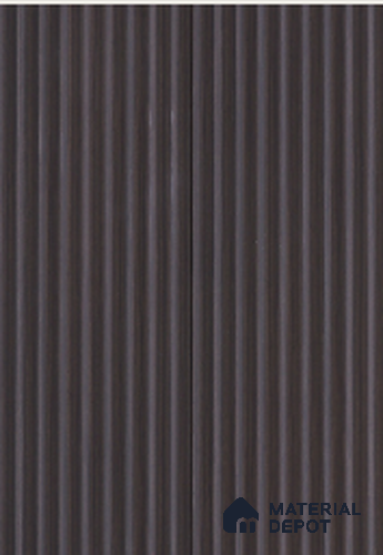 Black Plain Colour Louver 7906 9 ft x 5 inch Charcoal Panel - 12 mm | Suitable for Feature Wall, TV Unit & Living Room | Width is Subjected to 5% Variation