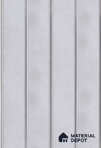 Grey Fabric Louver 8102 9 ft x 6.6 inch Charcoal Panel - 12 mm | Suitable for Feature Wall, TV Unit & Living Room | Width is Subjected to 5% Variation