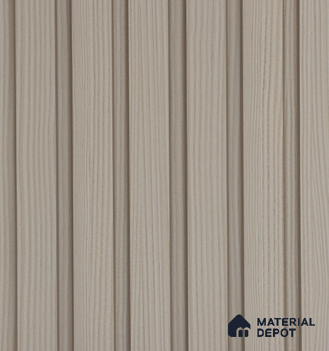 Brown Wooden Louver PN 05729 8 ft x 4.7 inch Solid Wood Panel - 12 mm | Suitable for Feature Wall, TV Unit & Living Room | Width is Subjected to 5% Variation