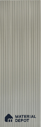 Grey Patterned Louver PN 05209 9 ft x 4.7 inch MDF Panel - 18 mm | Suitable for Feature Wall, TV Unit & Living Room | Width is Subjected to 5% Variation