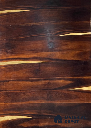 Hz-Smoked Granadilla 2440x1220 mm Silicon Natural Veneer - 3.7 mm