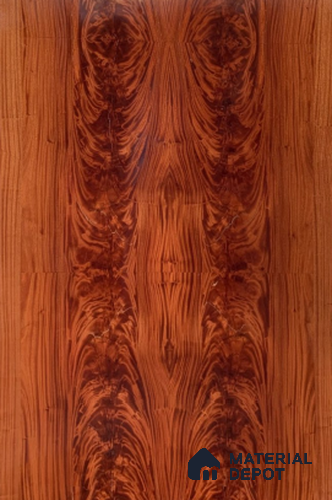 Mahagony Crotch 2440x1220 mm Silicon Natural Veneer - 3.7 mm