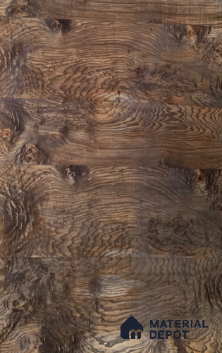 Metalic Ash Burls Crotch Black 2440x1220 mm Silicon Natural Veneer - 3.7 mm