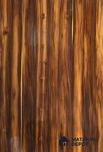 Smoked African Walnut 2440x1220 mm Silicon Natural Veneer - 3.7 mm