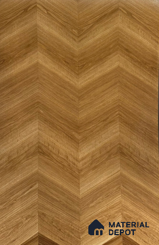 Smoked Oak Center Joint 2440x1220 mm Silicon Natural Veneer - 3.7 mm