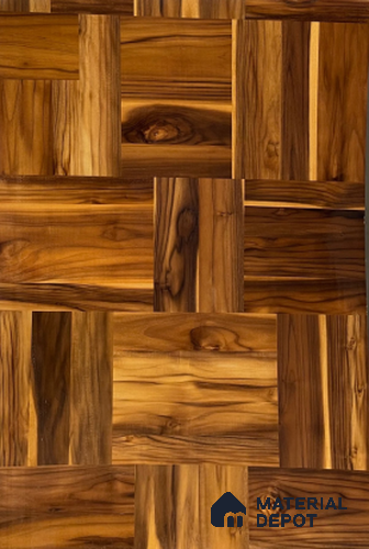 Swiss Walnut Box 2440x1220 mm Silicon Natural Veneer - 3.7 mm