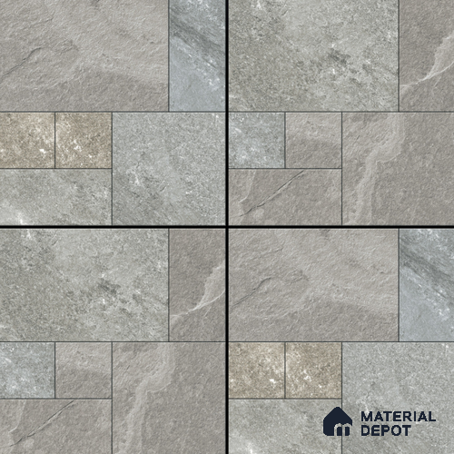 Stone Look Tile TL 11625 Natural Stone 16 x 16 inch Matte Vitrified Tile - 12 mm