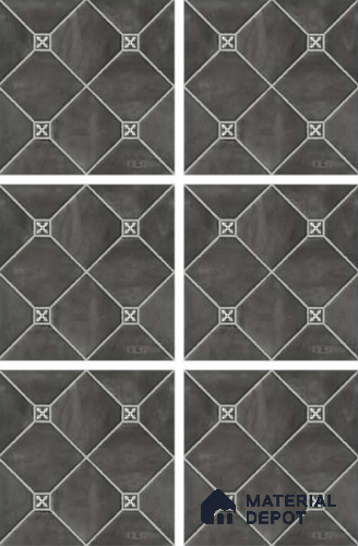 Stone Look Tile TL 11563 Polar Nero 16 x 16 inch Matte Vitrified Tile - 12 mm