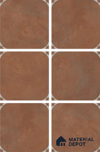 Plain Look Tile TL 11560 Mars Cotto 16 x 16 inch Matte Vitrified Tile - 12 mm