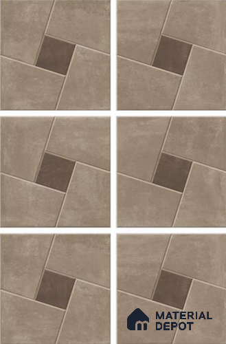 Stone Look Tile TL 11552 Delfos Latte 16 x 16 inch Matte Vitrified Tile - 12 mm