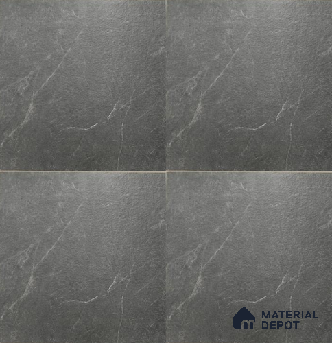 Stone Look Tile TL 11613 Monaco Nero 2 ft x 2 ft Matte Vitrified Tile - 12 mm'