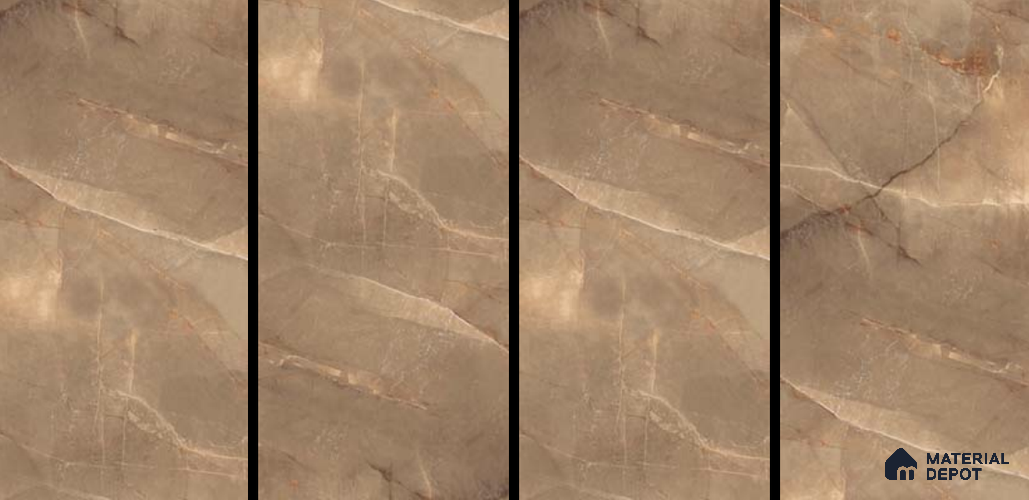 Marble Look Tile TL 11611 GS GL 2010 4 ft x 2 ft Glossy Vitrified Tile - 9 mm