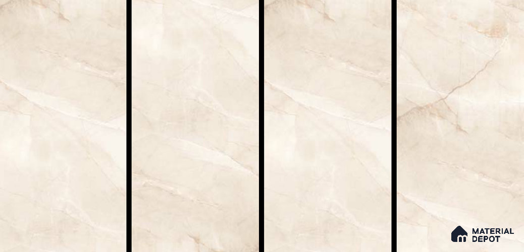 Marble Look Tile TL 11610 GS GL 2009 4 ft x 2 ft Glossy Vitrified Tile - 9 mm