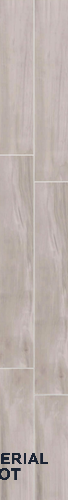 Wood Look Tile TL 11600 Tropical Decor Silver 4 ft x 8 inch Carving Matte Vitrified Tile - 9 mm