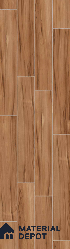 Wood Look Tile TL 11597 Mohagney Wood Brown 4 ft x 8 inch Matte Vitrified Tile - 9 mm
