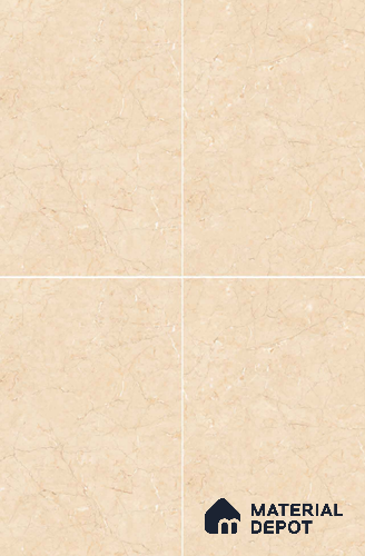 TL 11535 Albox Beige 6 ft x 4 ft Glossy Vitrified Tile - 15 mm | Adhesive and Spacers Must be Used During Installation