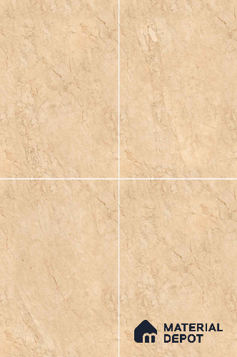 TL 11545 Denever Beige Endless 6 ft x 4 ft Glossy Vitrified Tile - 15 mm | Adhesive and Spacers Must be Used During Installation