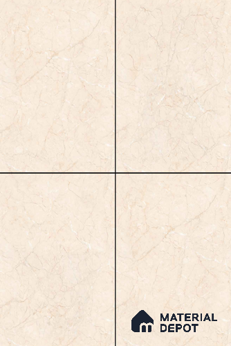 TL 11546 Montana Dune Endless 6 ft x 4 ft Glossy Vitrified Tile - 15 mm | Adhesive and Spacers Must be Used During Installation