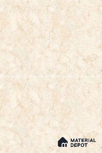 TL 11536 Almagro Beige Endless 6 ft x 4 ft Glossy Vitrified Tile - 15 mm | Adhesive and Spacers Must be Used During Installation