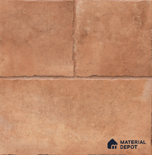 Stone Look Floor Tile TL 10909 D Terrakota Red Rock 2 ft x 2 ft Matte Finish Vitrified Parking Tile - 12 mm | 4 Random Design | Suitable For Parking, Balcony, High Traffic Areas, Outdoor, Garage, Garden, Pathways & Terrace