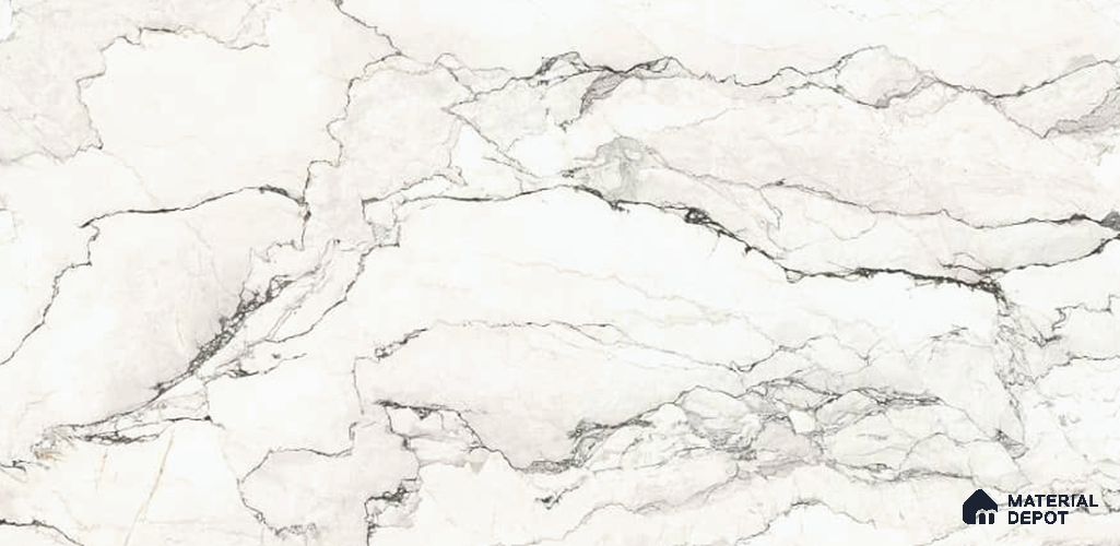 Marble Look Wall & Floor TL 10999 Dunav Evo 4 ft x 2 ft Effecto Vitrified Tile - 9 mm | 7 Random Design | Suitable For Living Room, Bedroom, Kitchen, Office & Dining