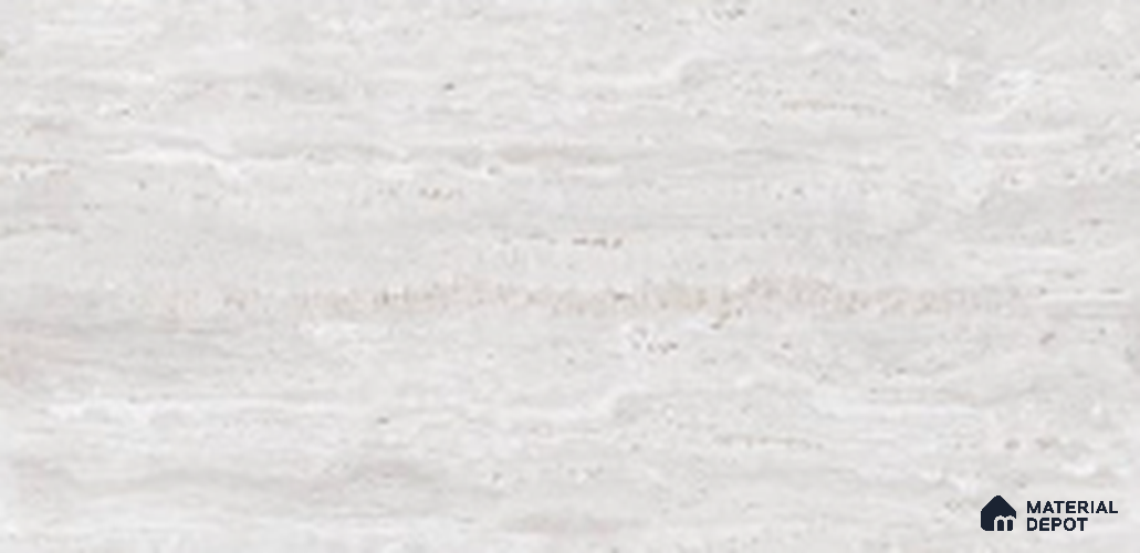 Marble Look Wall & Floor TL 11010 Marmo Travertino Grey Glitech 4 ft x 2 ft Fusion Vitrified Tile - 9 mm | 6 Random Design | Suitable For Living Room, Bedroom, Kitchen, Office & Dining
