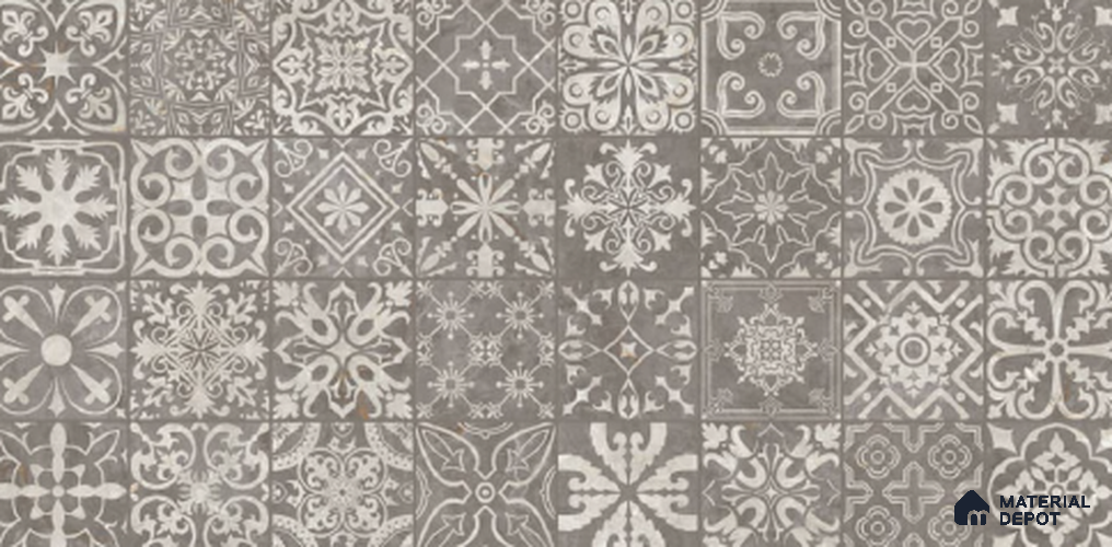 Patterned Look Wall Tile TL 10924 Foresta Shadow Decore 4 ft x 2 ft Glue Matte Finish Vitrified Tile - 9 mm  | Suitable For Living Room, Bedroom, Kitchen, Office & Dining