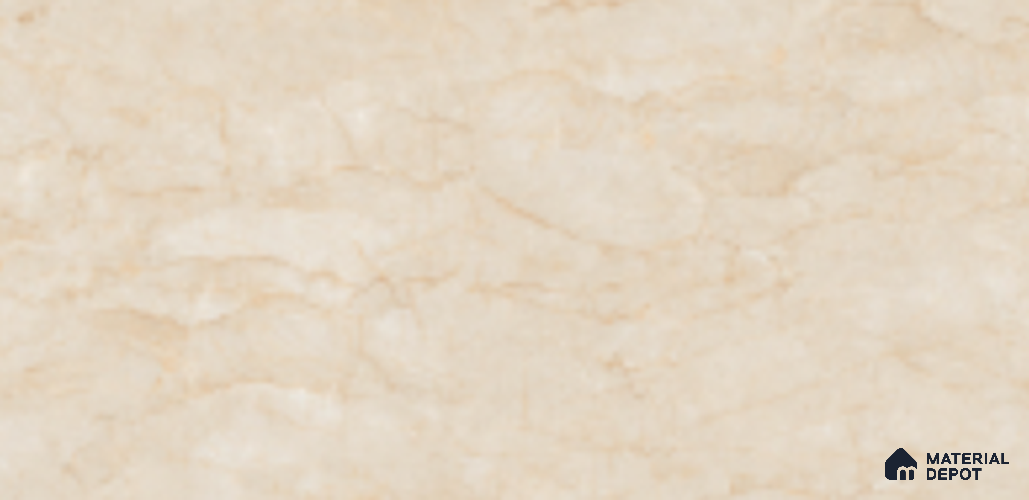Marble Floor & Wall Tile TL 09769 Skera Beige 5 ft x 3 ft  Finish Vitrified Large Format Tile - 9 mm | 4 Random Design | Suitable For Living Room, Bedroom, Dining Area