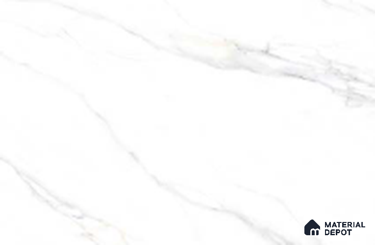 Marble Look Wall & Floor TL 10945 Palido White Glit 6 ft x 4 ft Fusion Finish Large Formate Vitrified Tile - 9 mm | 4 Random Design | Suitable For Living Room, Bedroom, Kitchen, Office & Dining | Adhesive and Spacers Must be Used During Installation