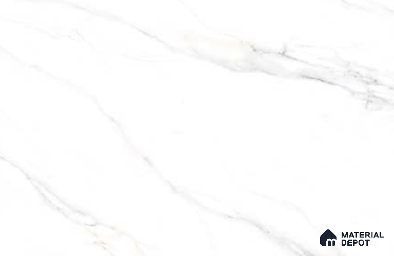 Marble Look Wall & Floor TL 10945 B Palido White 6 ft x 4 ft Polished Finish Large Formate Vitrified Tile - 9 mm | 4 Random Design | Suitable For Living Room, Bedroom, Kitchen, Office & Dining | Adhesive and Spacers Must be Used During Installation