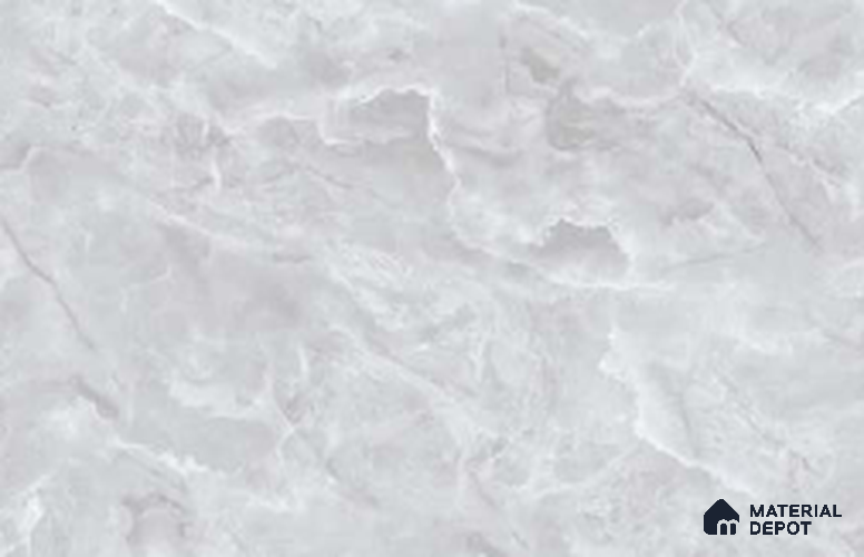 Marble Look Wall & Floor TL 10950 B Midtown Onyx Steel 6 ft x 4 ft Infinia Finish Large Formate Vitrified Tile - 9 mm | 3 Random Design | Suitable For Living Room, Bedroom, Kitchen, Office & Dining | Adhesive and Spacers Must be Used During Installation