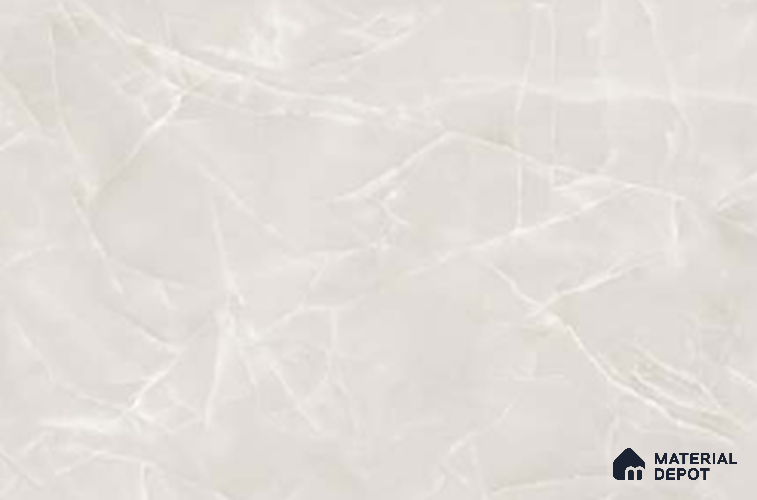 Marble Look Wall & Floor TL 10955 Gelido Lucent 6 ft x 4 ft Infinia Finish Large Formate Vitrified Tile - 9 mm | 3 Random Design | Suitable For Living Room, Bedroom, Kitchen, Office & Dining | Adhesive and Spacers Must be Used During Installation