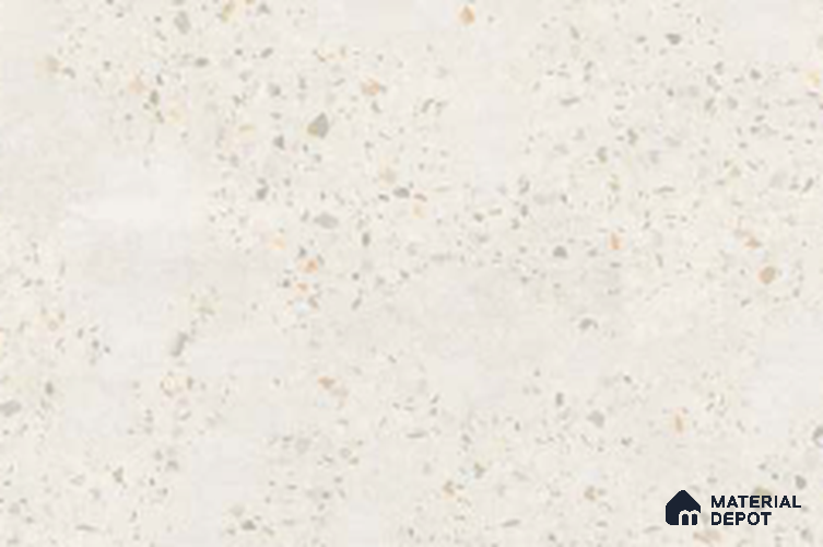 Large Format Terrazzo Wall & Floor TL 10949 Trieste Beige 6 ft x 4 ft Matte Finish Vitrified Tile - 9 mm | 2 Random Design | Suitable For Living Room, Bedroom, Office & Dining | Adhesive and Spacers Must be Used During Installation
