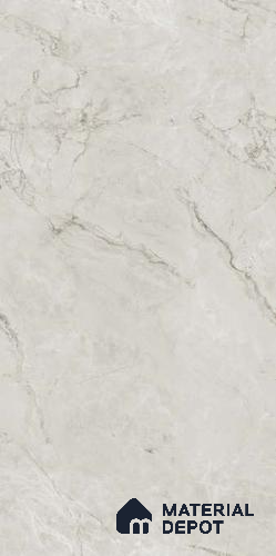 Marble Look Wall & Floor Tile TL 06639 British Bianco Glit 4 ft x 2 ft Vitrified Matte Finish - 9 mm | (Random 5) | Suitable for Living Room, Bedroom, Bathroom, Kitchen, Office, Elevation & Dining