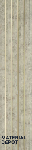 Beige Stone Louver PN 06310 8 ft x 4.9 inch Charcoal Panel - 12 mm | Suitable for Feature Wall, TV Unit & Living Room | Width is Subjected to 5% Variation