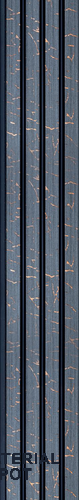 Grey Patterned Louver PN 06329 8 ft x 4.9 inch Charcoal Panel - 12 mm | Suitable for Feature Wall, TV Unit & Living Room | Width is Subjected to 5% Variation