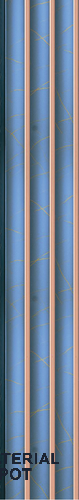 Blue Patterned Louver PN 06334 8 ft x 4.9 inch Charcoal Panel - 12 mm | Suitable for Feature Wall, TV Unit & Living Room | Width is Subjected to 5% Variation