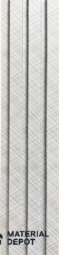 White Fabric Louver PN 06336 8 ft x 4.9 inch Charcoal Panel - 12 mm | Suitable for Feature Wall, TV Unit & Living Room | Width is Subjected to 5% Variation