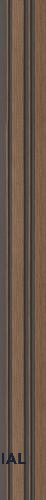 Wenge Wooden Louver SA 1003 8 ft x 4.9 inch Charcoal Panel - mm | Suitable for Feature Wall, TV Unit & Living Room | Width is Subjected to 5% Variation