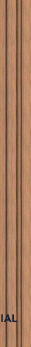 Beige Charcoal Louvers/Panels Display Clads Series | 8 ft x 5 inch | PN 07611