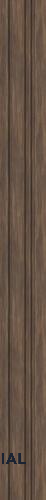 Brown Charcoal Louvers/Panels Display Clads Series | 8 ft x 5 inch | PN 07616