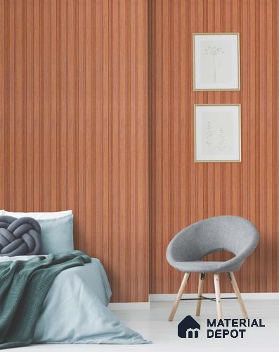 Brown Charcoal Louvers/Panels Display Clads Series | 8 ft x 5 inch | PN 07614