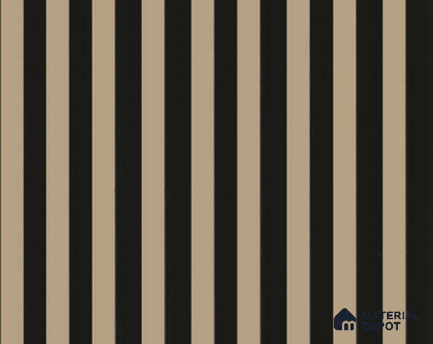 Brown Plain Colour Louver PN 05364 8 ft x 4.9 inch Charcoal Panel - 12 mm | Suitable for Feature Wall, TV Unit & Living Room | Width is Subjected to 5% Variation