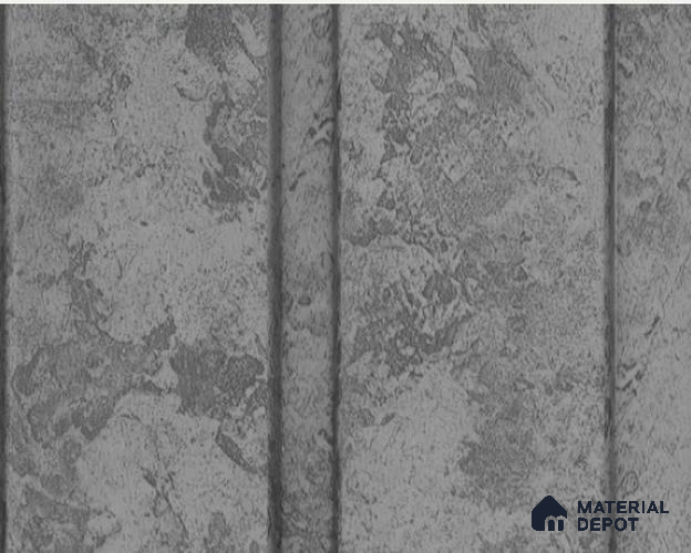 Brown Patterned Louver PN 05324 8 ft x 4.9 inch Charcoal Panel - 12 mm | Suitable for Feature Wall, TV Unit & Living Room | Width is Subjected to 5% Variation