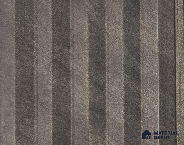 Grey Stone Louver PN 05391 8 ft x 4.9 inch Charcoal Panel - 12 mm | Suitable for Feature Wall, TV Unit & Living Room | Width is Subjected to 5% Variation