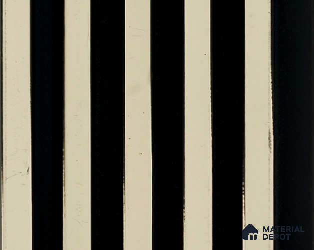 Beige Plain Colour Louver PN 05395 8 ft x 4.9 inch Charcoal Panel - 12 mm | Suitable for Feature Wall, TV Unit & Living Room | Width is Subjected to 5% Variation