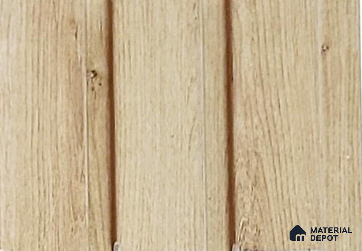 Brown Wooden Louver PN 05333 8 ft x 4.9 inch Charcoal Panel - 12 mm | Suitable for Feature Wall, TV Unit & Living Room | Width is Subjected to 5% Variation