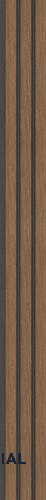 Brown Wooden Louver SA 1001 8 ft x 4.9 inch Charcoal Panel - mm | Suitable for Feature Wall, TV Unit & Living Room | Width is Subjected to 5% Variation